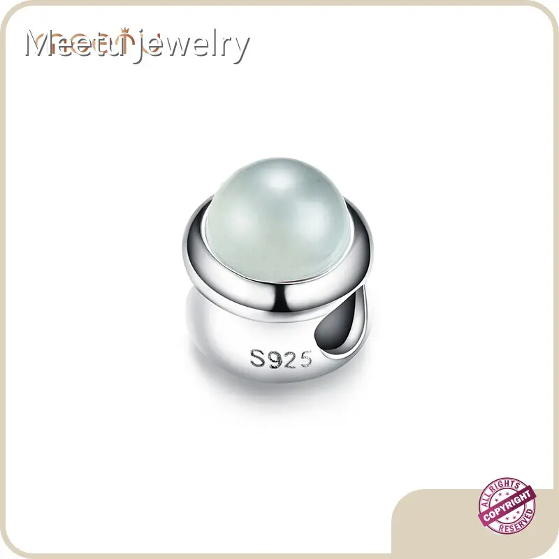 Meetu Jewelry Brand MTSC7016 Hole Size 5mm 3.24g Sterling Silver Earrings Online Manufacture 1