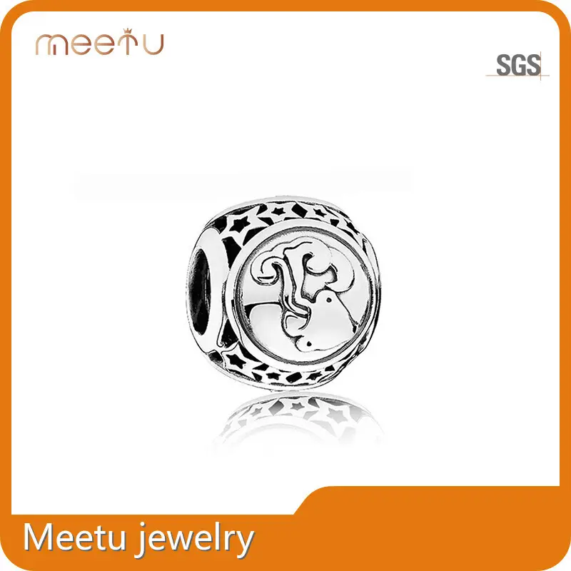 Meetu Jewelry Hexagonal Crystal Pendant Plain Silver Hexagonal Crystal Pendant 1