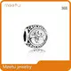Meetu Jewelry Hexagonal Crystal Pendant Plain Silver Hexagonal Crystal Pendant 1