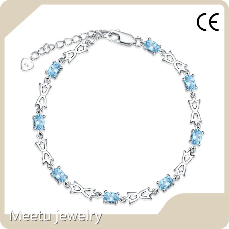 Sterling Silver Bracelets for Women Guangzhou Meetu Jewelry 1