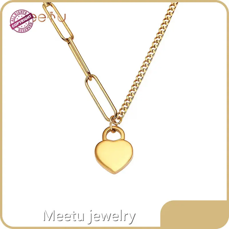 Meetu Jewelry Brand Guangzhou 15.00g Enamel Heart Pendant Manufacture 1