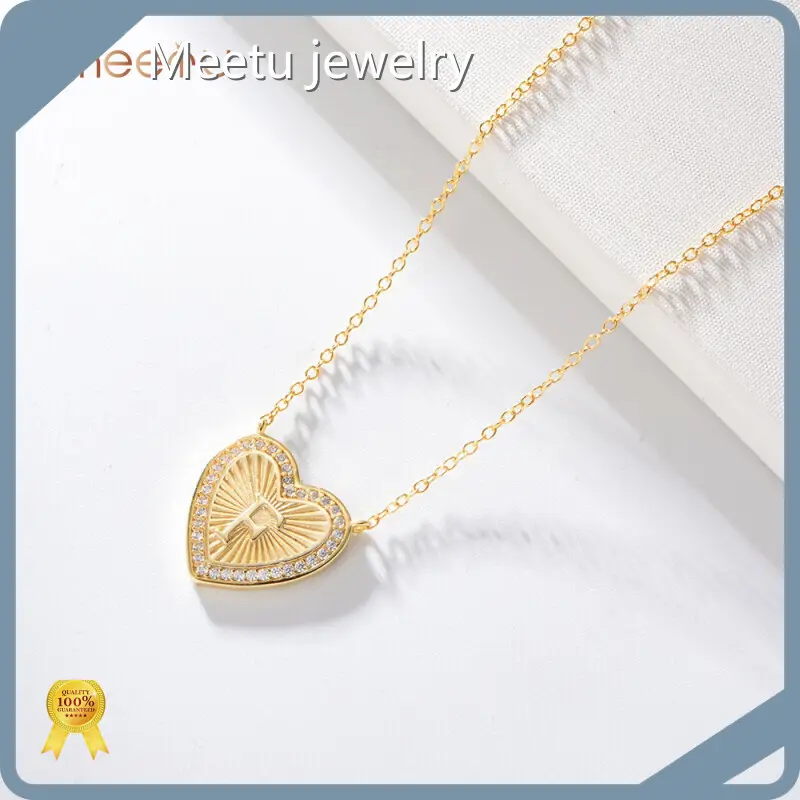 Guangzhou 925 Zirconia Necklace MTS1013 Meetu Jewelry Brand 1