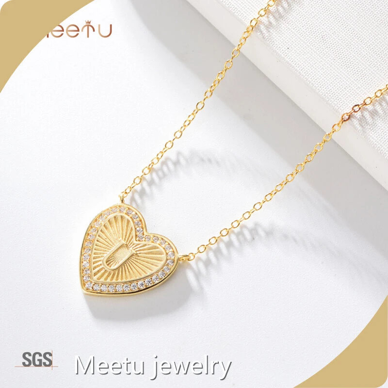 MTS1038-U 925 Zirconia Necklace MTS1013 for - Meetu Jewelry 1