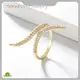 Open-end Ring Guangzhou Small Silver Earrings Zircon Meetu Jewelry Brand Company 1