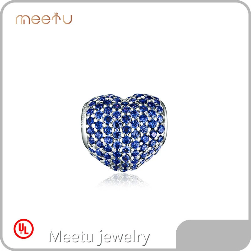 Meetu Jewelry Hole Size 5mm MTSC7175 Cubic Zirconia Gold Necklace Charms Wholesale Meetu Jewel... 1