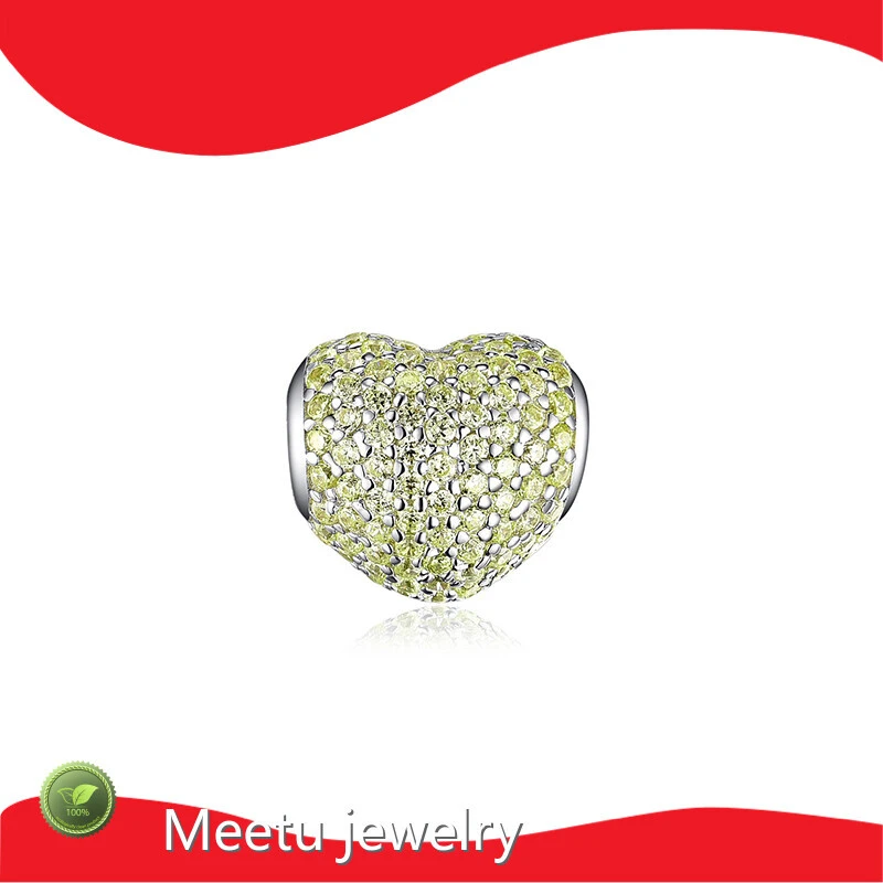 Cubic Zirconia Prong Setting MTSC7177 September Birthstone Pendant Meetu Jewelry Brand 1