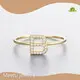 Zircon MTS3038-B Meetu Jewelry Brand Beautiful Silver Earrings Factory 1