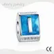 Custom Cubic Zirconia Hole Size 5mm 925 Silver Heart Charm Meetu Jewelry Meetu Jewelry 1