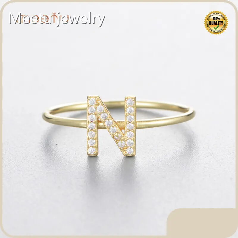 Meetu Jewelry Brand Guangzhou Zircon Artificial Silver Earrings MTS3038-N 1