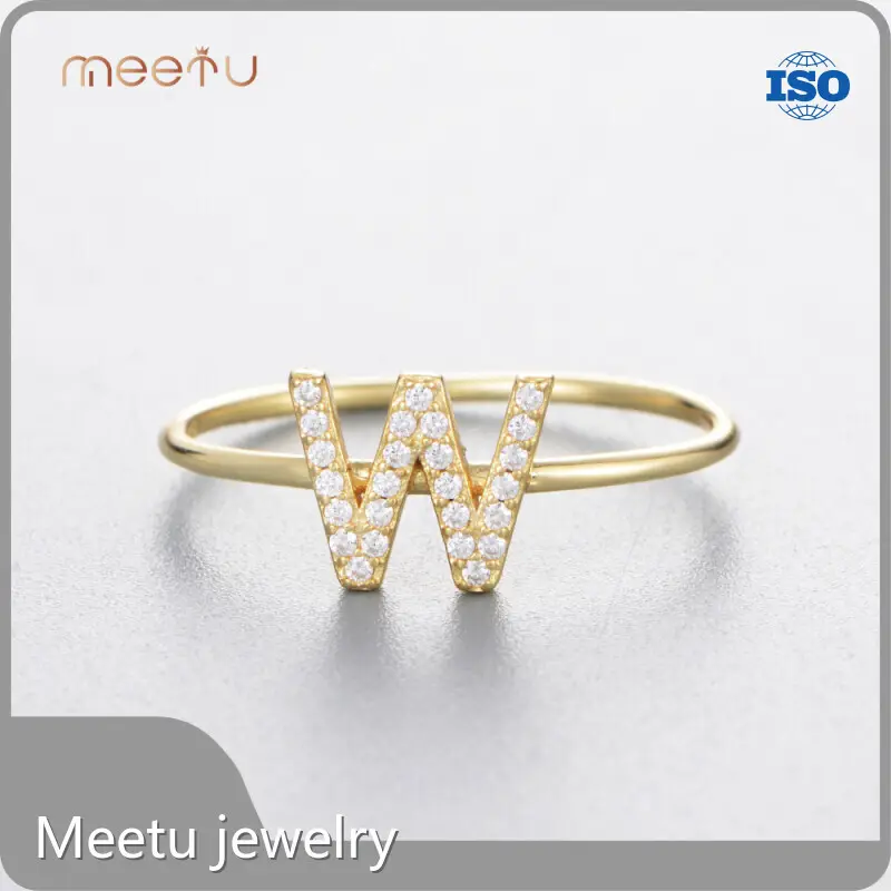 Zircon Fix Size Ring Small Silver Earrings Meetu Jewelry Manufacture 1