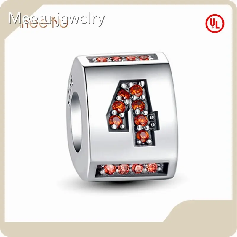 Hole Size 5mm Cubic Zirconia Stainless Steel Rings for Women Meetu Jewelry 1