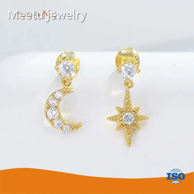 Guangzhou MTSE4128 Pure Sterling Silver Earrings for 1
