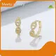 Hot MTSE4134 Silver Earrings for Men Guangzhou Meetu Jewelry Brand 1