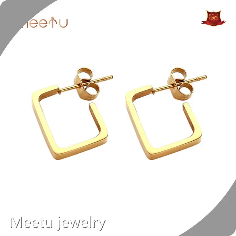 Mens Surgical Steel Earrings 2.5g Enamel 1