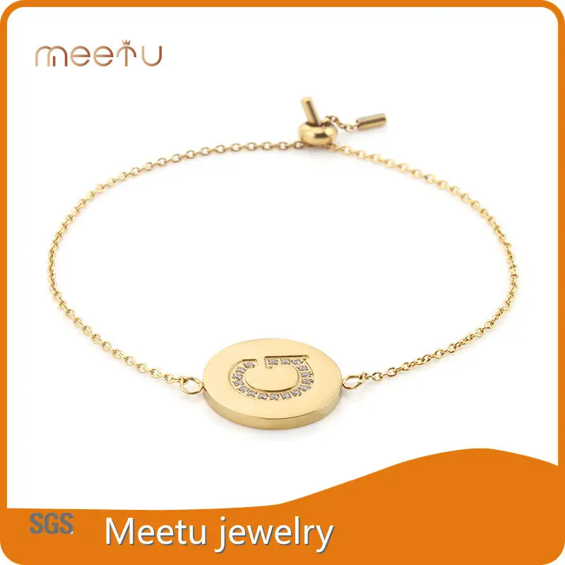 Wholesale 304 Stainless Simbi ine Goridhe Yakapfava Kutenda Steel Cross Bracelet Meetu Jewelry Brand 1