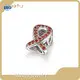 Meetu Jewelry - Rose Gold Jewelry Set Hole Size 5mm Prong Setting 1