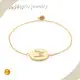 Stainless Steel Bangles MTST0474 Bulk Buy 304 Stainless Steel with Gold Plated Meetu Jewelry 1