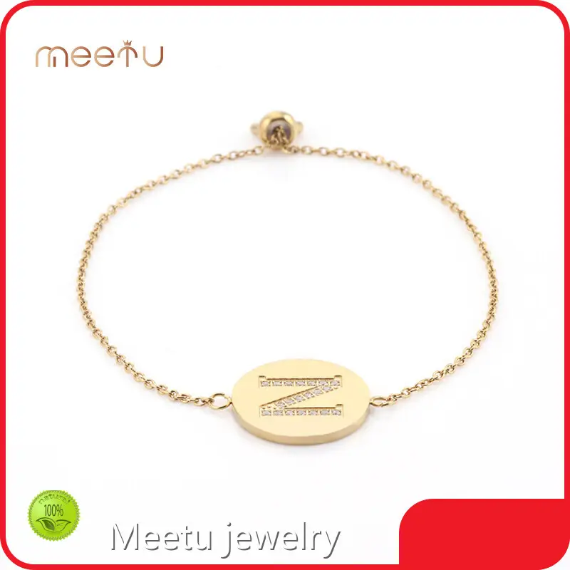 Meetu Jewelry Brand MTST0474 Steel Bangle 6.5g Factory 1
