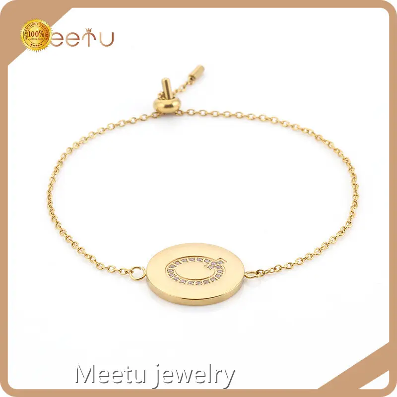 Meetu Jewelry Brand Guangzhou Stainless Steel Love Bracelet 304 Stainless Steel with Gold Plat... 1