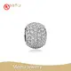 White Crystal Pendant Cubic Zirconia Meetu Jewelry Brand White Crystal Pendant 1