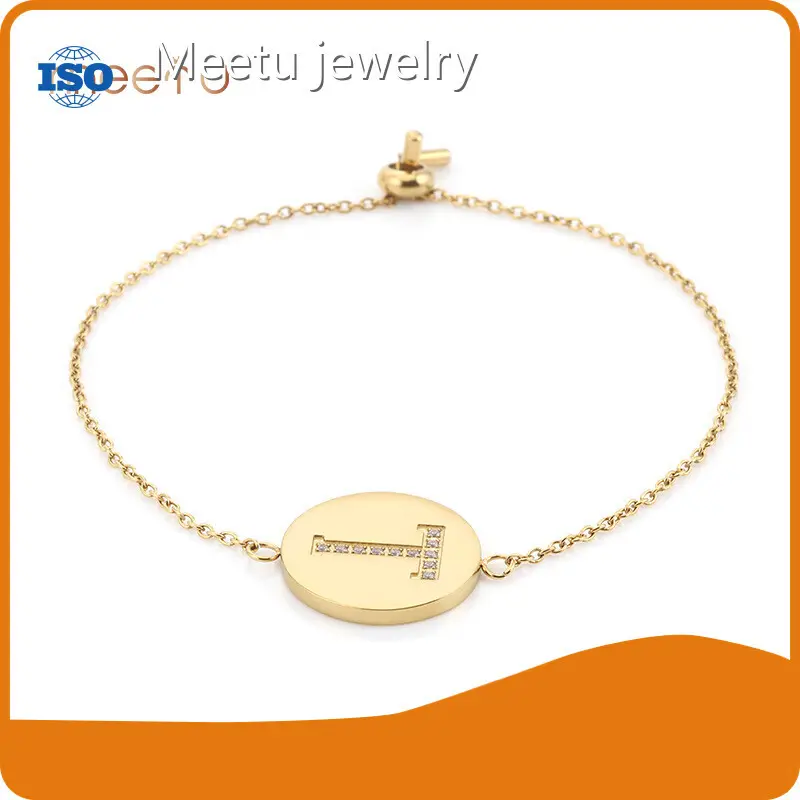 Meetu Jewelry Guangzhou Enamel Steel Chain Bracelet 1