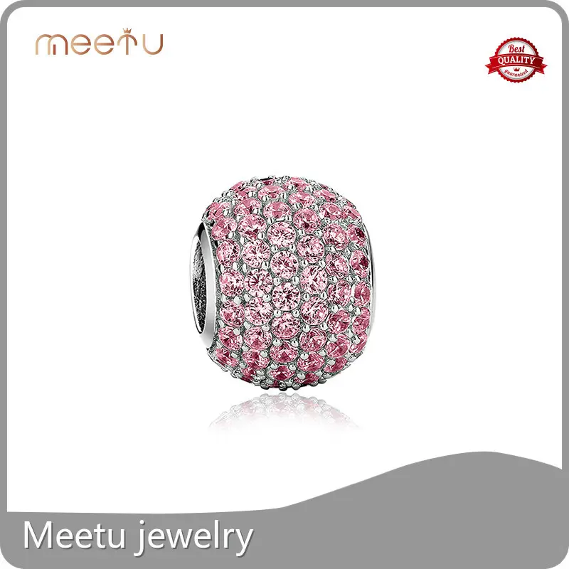 Meetu Jewelry Brand MTSC7240 Prong Setting Rock Crystal Pendant Necklace 1
