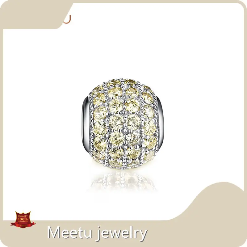 Meetu Jewelry MTSC7252 Heart Charm Bead Meetu Jewelry Manufacture 1