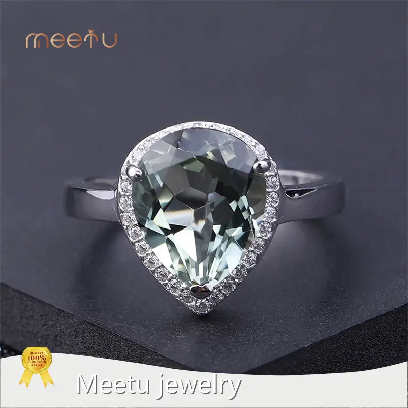 Meetu Jewelry Brand Guangzhou Prong Set Silver Earrings Online Manufacture 1