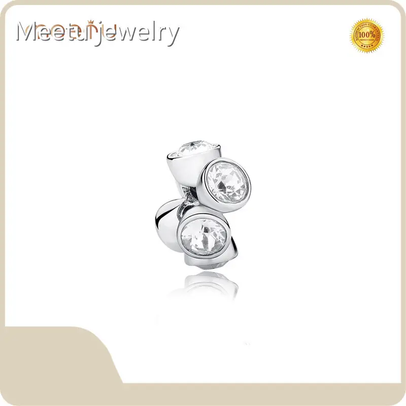 Meetu Jewelry Sterling Silver Chain Mens Swarovski Crystal Sterling Silver Chain Mens 1