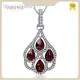 Hot Sterling Silver Earrings Online Natural Garnet Meetu Jewelry Brand 1