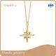 Rose Crystal Pendant Enamel Rose Crystal Pendant Meetu Jewelry Brand 1