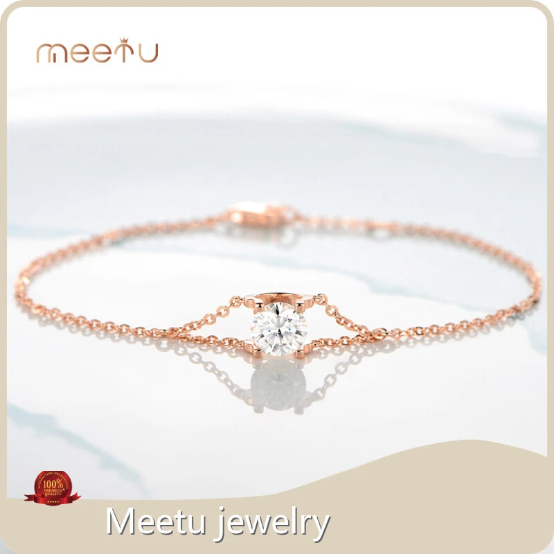 Mosanstone New K Gold（AU41.8) MTK2003 Meetu Jewelry Fluorite Crystal Pendant Meetu Jewelry 1