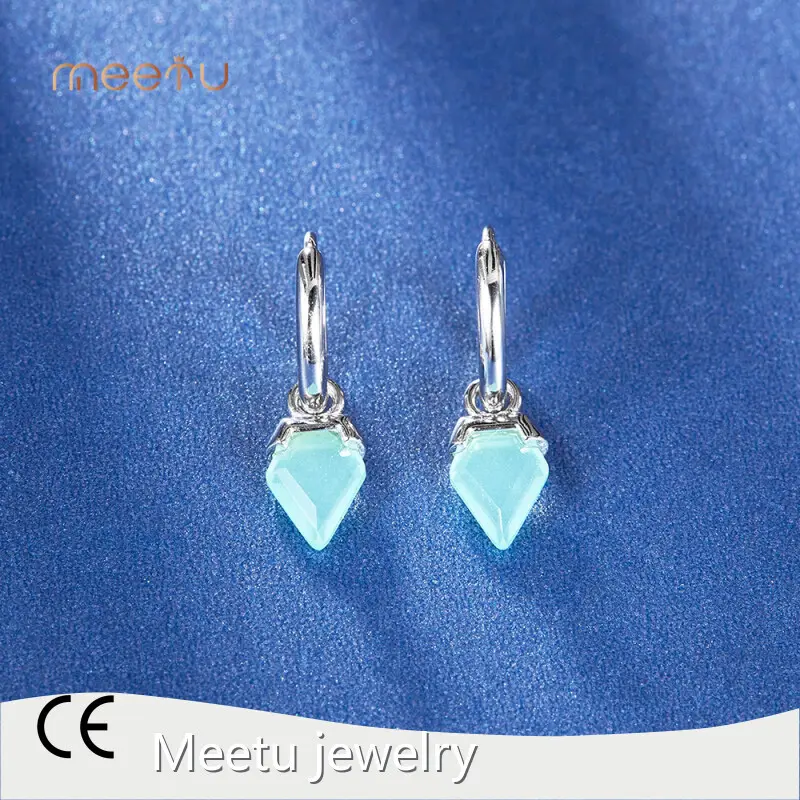 Real Silver Earrings，blue Silver Earrings Guangzhou Real Silver Earrings，blue Silver Earring... 1