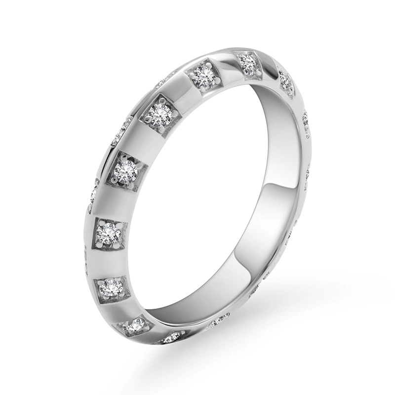 Exquisite Handmade 925 Silver Micro  Setting Ring 1