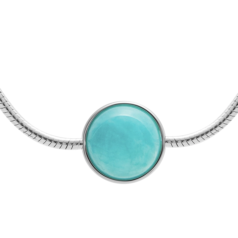 Turquoise Sterling Silver Necklace - Exquisite Elegance 1